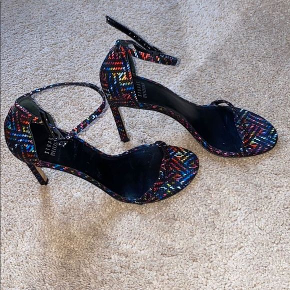 Stuart Weitzman Multi Color Sandal 6 1/2 - Picture 2 of 3